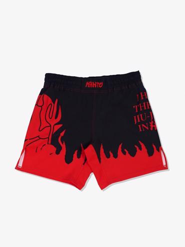 MANTO hell FIGHT SHORTS-black